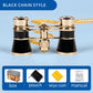 Portable Binoculars 3X25 Metal Opera Theater Glasses Mini Binocular Compact with Chain /Handle for Stage Concert Camping
