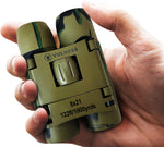 Binoculars for Adults | Compact Small Mini Travel Binocular for Bird Watching High Powered Electronics Cruise Ship Essentials Norwegian Alaska Must Haves Hiking Camping Gear by  (Camo, 8X21)