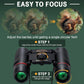 30X60 Folding Binoculars Telescope with Low Light Night Vision for Outdoor Birding, Travelling, Sightseeing, Hunting, Etc