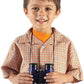 Binoculars with Lanyard, Science Exploration, STEM, Goggles, Blue, Ages 5+