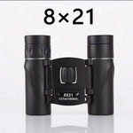 500X25 HD Powerful Binoculars 100000M Long Range Folding Mini Telescope FMC Optics for Outdoor Camping Travel Hunting Sports