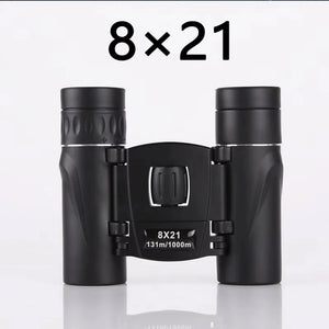 500X25 HD Powerful Binoculars 100000M Long Range Folding Mini Telescope FMC Optics for Outdoor Camping Travel Hunting Sports