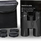 12X42 HD Binoculars for Adults with Universal Phone Adapter - High Power Binoculars with Super Bright and Large View- Lightweight Waterproof Binoculars for Bird Watching Hunting Outdoor Sports Travel