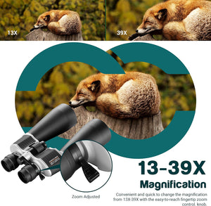 Astronomy Binoculars 13-39X70 Zoom Giant Binoculars with Tripod Adapter Phone Adapter and Case Binoculars for Bird Watching Hunting and Stargazing (13-39X70)