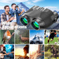Binoculars 12X25 for Adults and Kids Night Vision Binoculars Compact Binocular Large Eyepiece Waterproof Binocular Wide Field of View for Bird Watching, Hiking, Hunting, Concert with Carrying Bag
