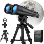 20X80 Astronomy Binoculars for Adults High Power Stargazing Binoculars | Powerful Binoculars for Star Gazing Planets Space Moon Wildlife Watching Bak4 Prism Low Light Vision, Tripod Carrying Case