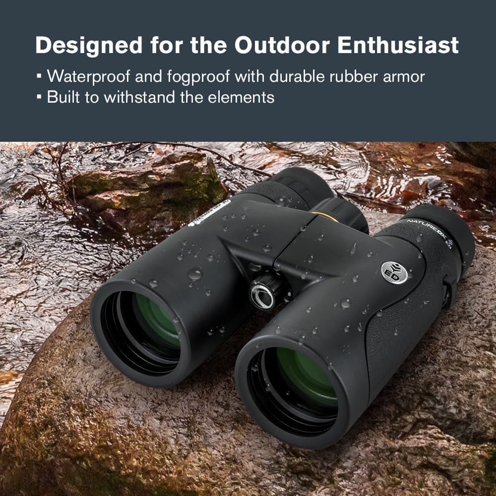 72332 Nature DX ED 8X42 Binoculars - Premium Extra-Low Dispersion ED Glass Lenses Black