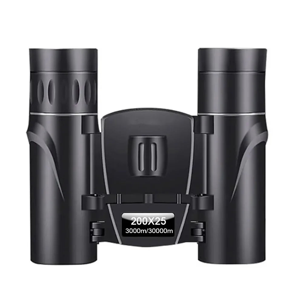 200X25 High Powered Mini Pocket Binoculars for Adults and Kids with Bak4 Prism Compact Binoculars Telescope for Hunting Concert