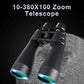 10-380X100 High-Power Zoom Binoculars – HD Long-Range Telescope with BAK4 Prism, Fully Multi-Coated Optics, Waterproof Design for Hunting, Camping, Astronomy & Bird Watching