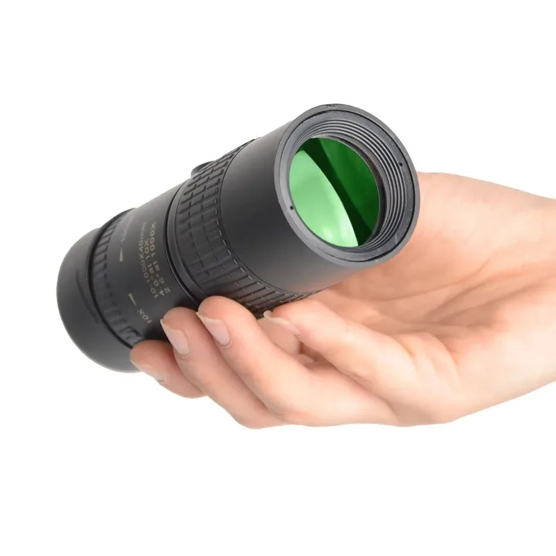 10-300X40 Zoom Telescope HD 4K Portable Strong Binoculars Long Range Professional Monocular Bak4-Prisms for Hunting Camping