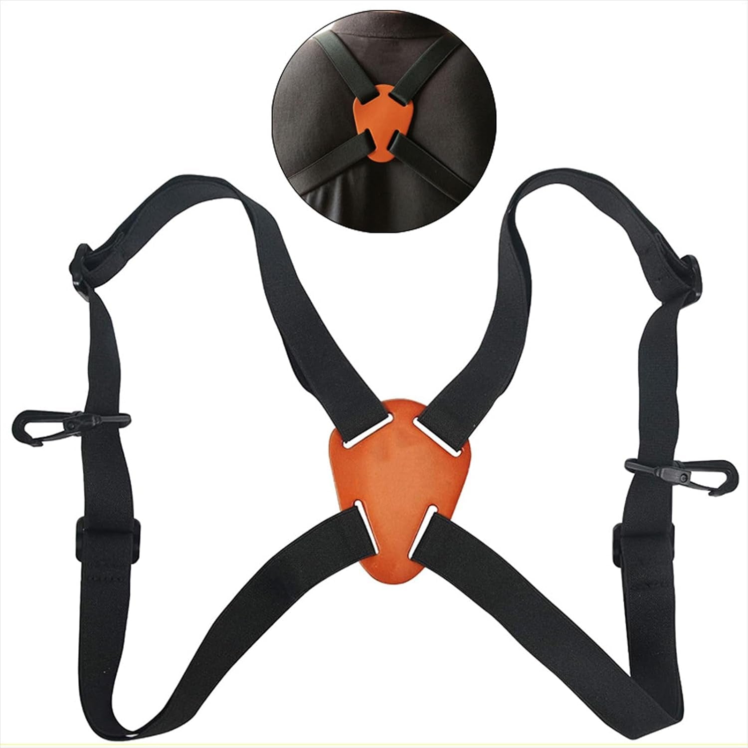Binocular Chest Harness,Harness with Adjustable Strap for Golfers, Hunters, Photographers, Hunting, Birding, Climbing (Black)