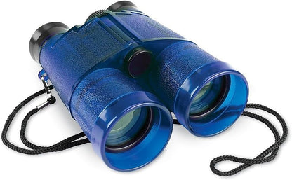 Binoculars with Lanyard, Science Exploration, STEM, Goggles, Blue, Ages 5+