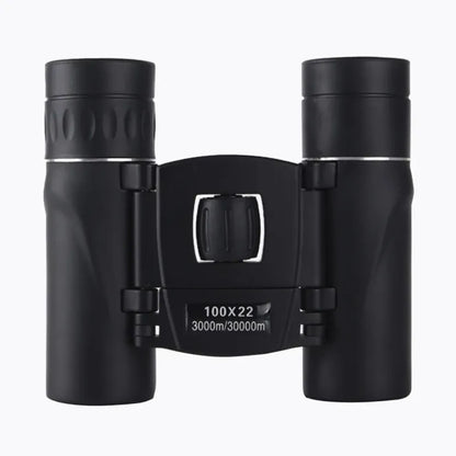 2026 100X22 Mini Portable Hd Binoculars 30000M Long Range Folding Bak4 Fmc Optics for Hunting Sports Outdoor Camping Travel