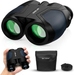 Compact Binoculars for Adults Kids 12X25 Small Bird Watching Travel Hunting | BAK4 FMC Optics, Lightweight Pocket Size, Easy Focus for Birding Concert Sport and Outdoor Christmas Gift