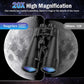20X80 Astronomy Binoculars for Adults High Power Stargazing Binoculars | Powerful Binoculars for Star Gazing Planets Space Moon Wildlife Watching Bak4 Prism Low Light Vision, Tripod Carrying Case