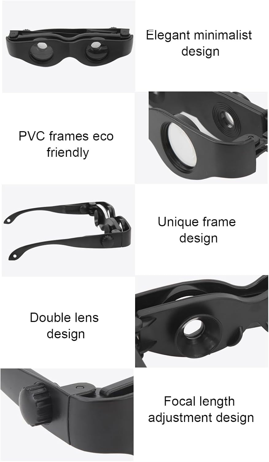 Hands-Free Binocular Glasses, Opera Glasses for Adults Professional Binocular Glasses or Fishing Bird Watching Sports Concerts Theater Opera