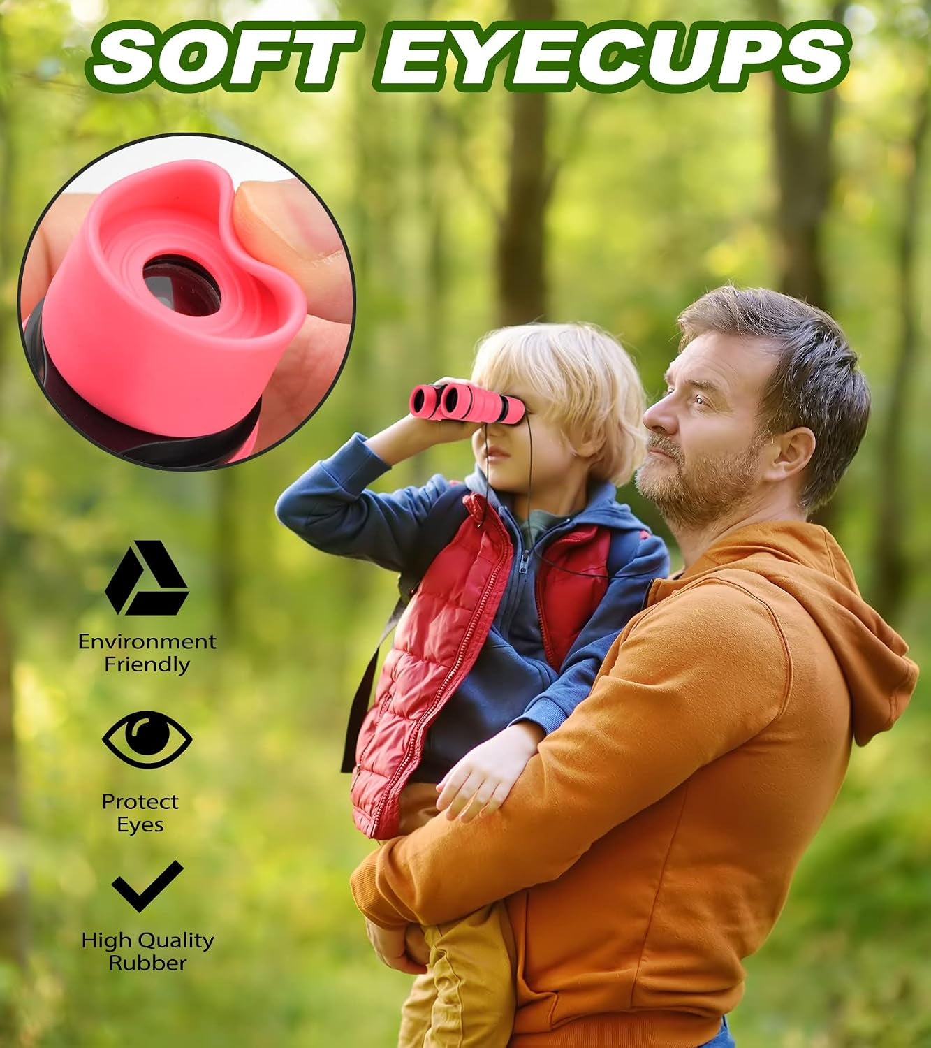Binoculars for Kids for 3-12 Years Boys and Girls Valentines Day Gifts for Kids Toy Binoculars for Bird Watching, Educational Insights, Camping, Science, Detective