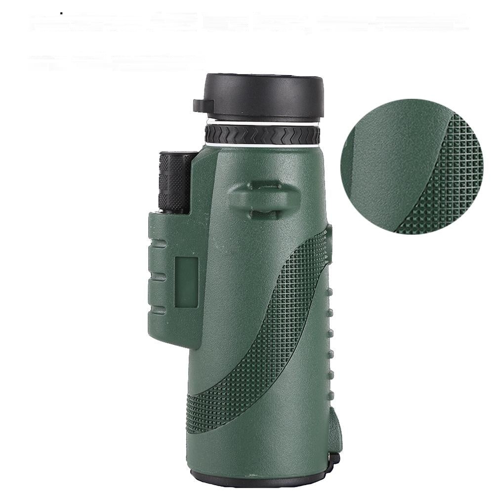 Reinforced ABS body of the 40x60 monocular with textured grip detail