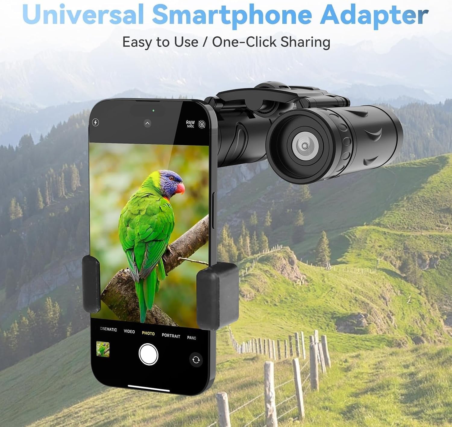 300X25 Binoculars for Adults and Kids, High Powered Mini Pocket Binoculars With