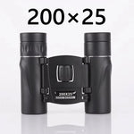 500X25 HD Powerful Binoculars 100000M Long Range Folding Mini Telescope FMC Optics for Outdoor Camping Travel Hunting Sports