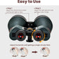 Astronomy Binoculars - 20X80 for Adults, Outdoor Waterproof Binoculars for Bird Watching, Travel and Stargazing with Tripod Adapter and Carrying Bag