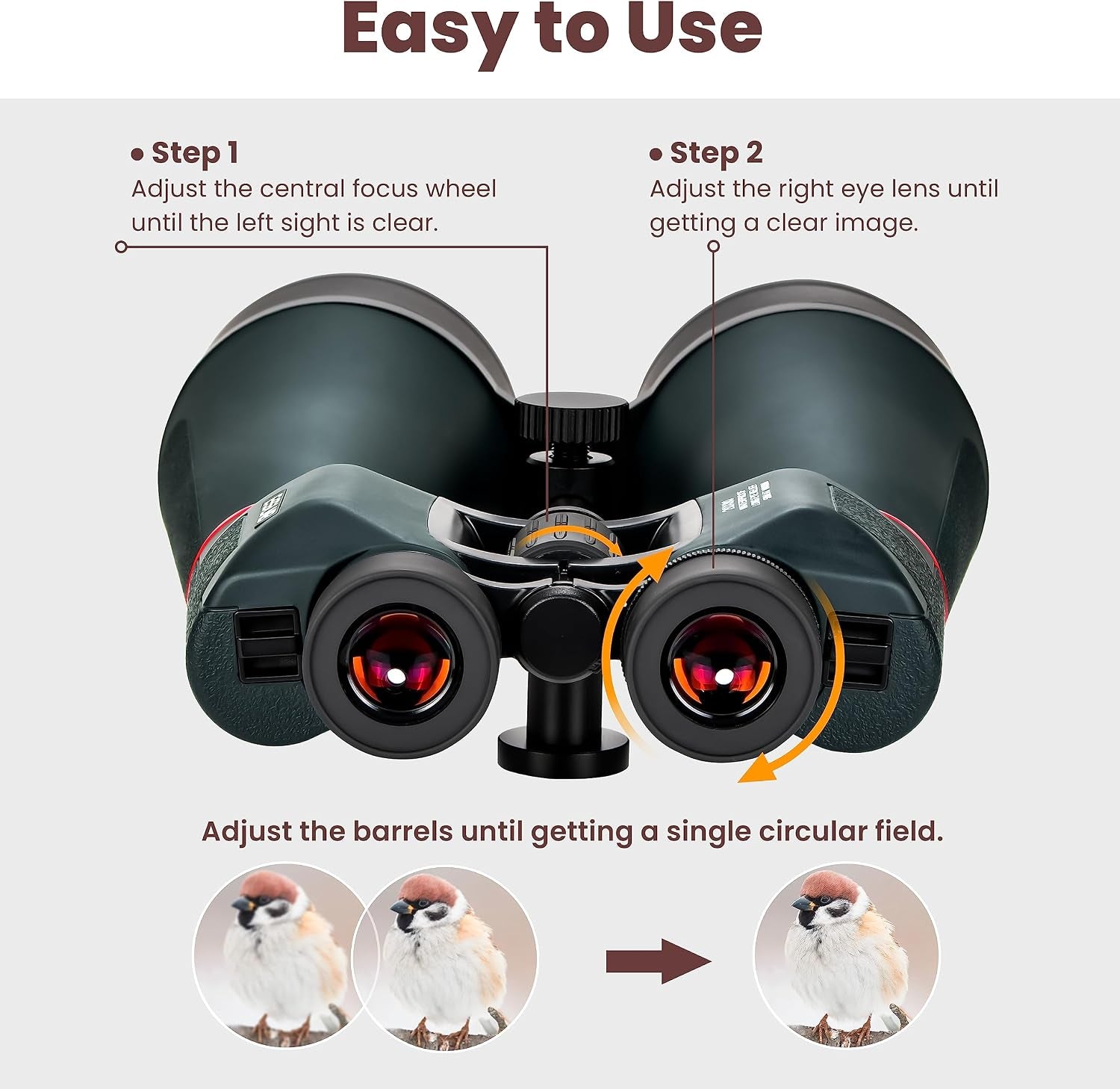 Astronomy Binoculars - 20X80 for Adults, Outdoor Waterproof Binoculars for Bird Watching, Travel and Stargazing with Tripod Adapter and Carrying Bag
