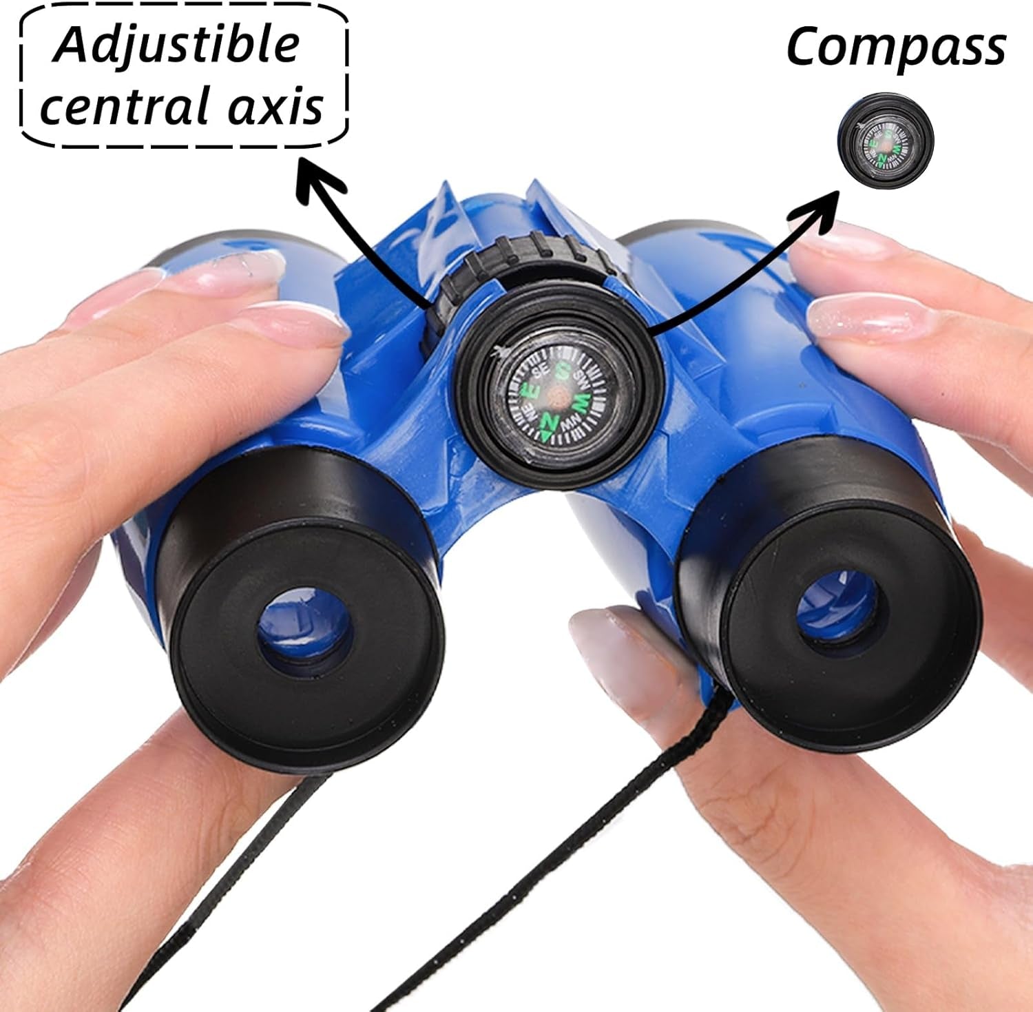 20 Pack Binoculars Toy for Kids, Kids Binoculars with Compass and Neck String, Nature Exploration Toys, Safari Party Favors Learning Gifts for Sightseeing, Camping Adventure, Birdwatching