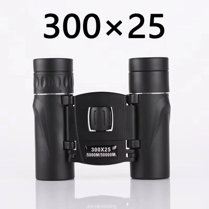 500X25 HD Powerful Binoculars 100000M Long Range Folding Mini Telescope FMC Optics for Outdoor Camping Travel Hunting Sports