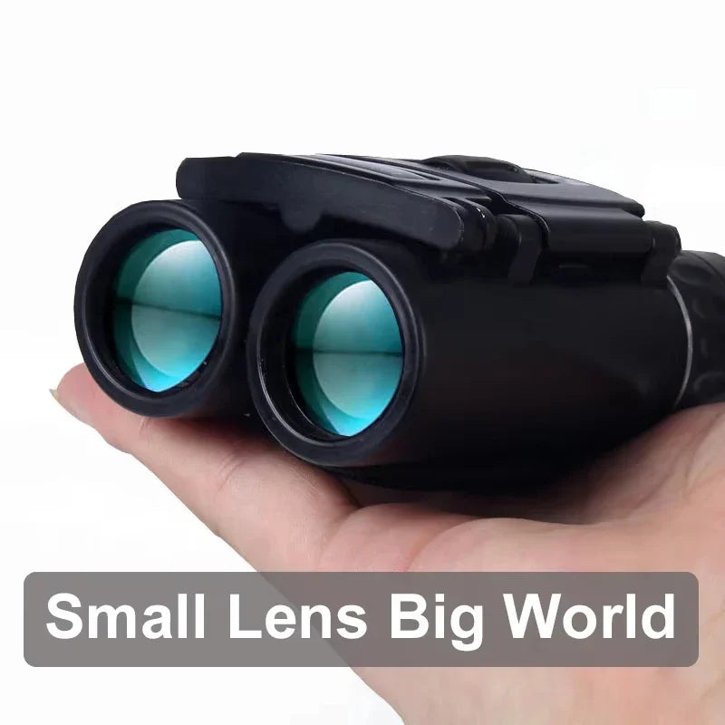 500X25 HD Powerful Binoculars 100000M Long Range Folding Mini Telescope FMC Optics for Outdoor Camping Travel Hunting Sports