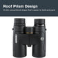 72332 Nature DX ED 8X42 Binoculars - Premium Extra-Low Dispersion ED Glass Lenses Black