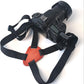 Binocular Chest Harness,Harness with Adjustable Strap for Golfers, Hunters, Photographers, Hunting, Birding, Climbing (Black)