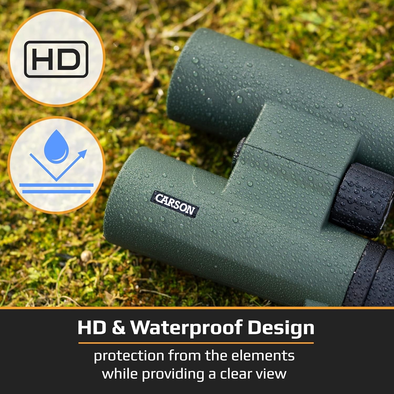 8X26Mm RD Series Compact Open-Bridge Waterproof High Definition Binoculars