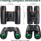 30X60 Folding Binoculars Telescope with Low Light Night Vision for Outdoor Birding, Travelling, Sightseeing, Hunting, Etc
