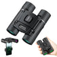 200X25 High Powered Mini Pocket Binoculars for Adults and Kids with Bak4 Prism Compact Binoculars Telescope for Hunting Concert