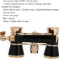 Opera Binoculars Theater Glasses Opera Glasses Binoculars 3X25 Magnification BK7 Optical Glass Lens Central Focus with Handle for Adults Kids Women in Concerts Theaters (Black)