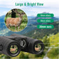 12X42 High Power Binoculars with Phone Adapter Waterproof Low Light Vision Binoculars for Bird Watching, Hunting, Travel