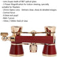 Opera Binoculars Theater Glasses Opera Glasses Binoculars 3X25 Magnification BK7 Optical Glass Lens Central Focus with Handle for Adults Kids Women in Concerts Theaters (Red)
