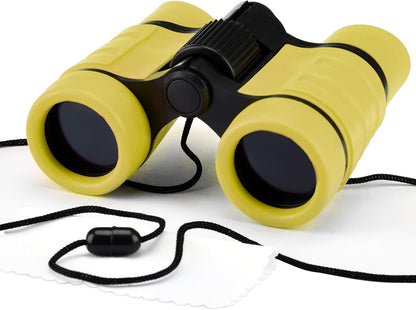 Binoculars for Kids, Toys for 3-12 Years Boys and Girls High-Resolution Optics Shockproof Mini Compact Toy Binoculars for Bird Watching, Hiking, Camping, Science, Detective