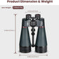 Astronomy Binoculars - 20X80 for Adults, Outdoor Waterproof Binoculars for Bird Watching, Travel and Stargazing with Tripod Adapter and Carrying Bag