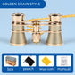 Portable Binoculars 3X25 Metal Opera Theater Glasses Mini Binocular Compact with Chain /Handle for Stage Concert Camping