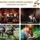 3X25 Opera Glasses for Women with Adjustable Handle & Chain,Bk9 Optical Lens, Vintage Compact Mini Theater Binoculars Adults Kids in Opera Musical Concert (Gold)