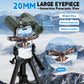 14X45 Binoculars for Adults High Powered Binoculars with Tripod | Compact Waterproof Binocular with Phone Adapter Bird Watching Stargazing Hiking Wildlife Viewing Cruise Ship Travel Hunting