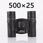 500X25 HD Powerful Binoculars 100000M Long Range Folding Mini Telescope FMC Optics for Outdoor Camping Travel Hunting Sports