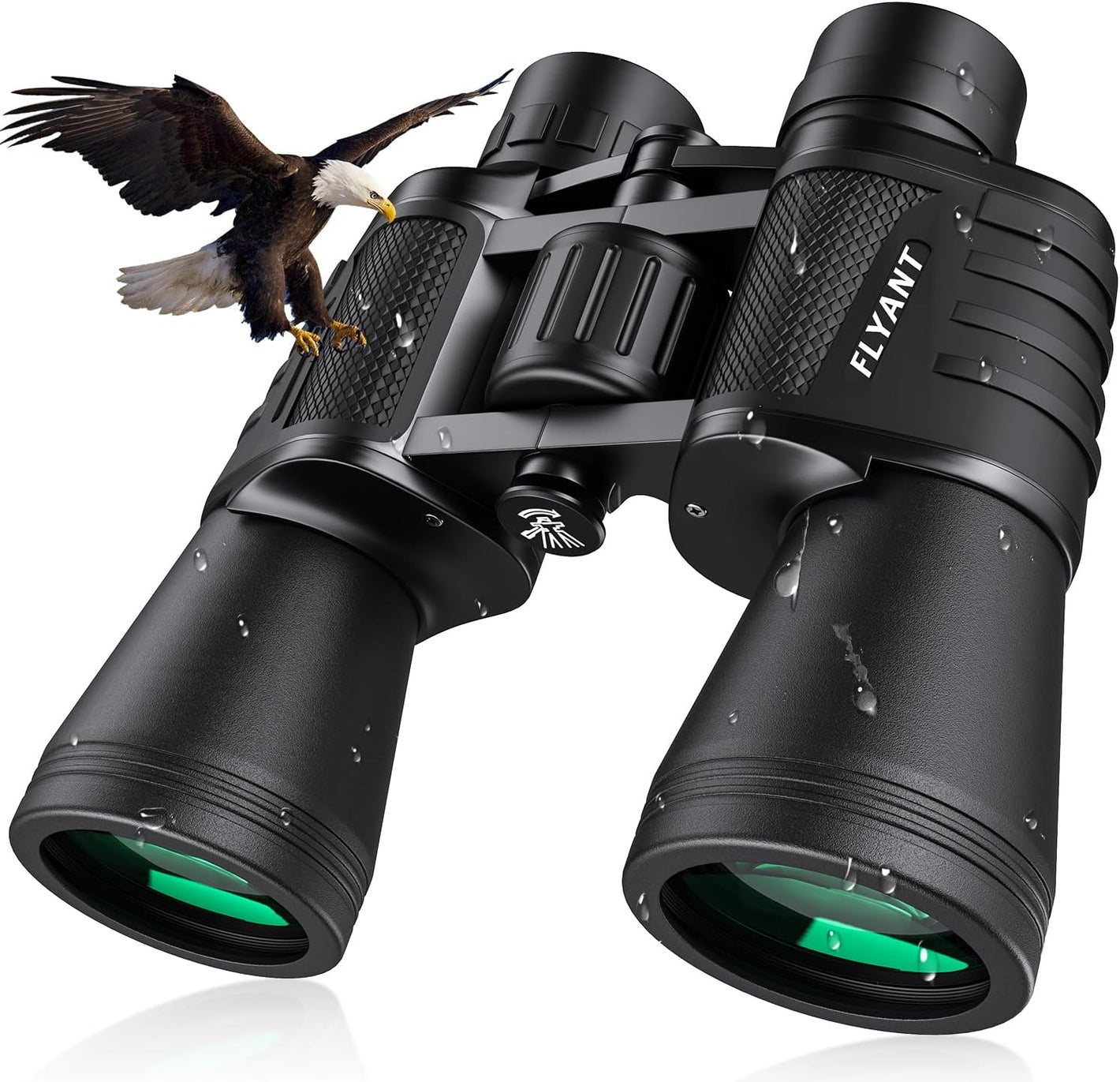 20X50 High Powered Binoculars for Adults, Waterproof Compact Binoculars with Low Light Vision for Bird Watching Hunting Football Games Travel Stargazing Cruise with Carrying Bag
