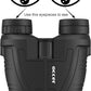 12X25 Compact Binoculars with Clear Low Light Vision, Large Eyepiece Waterproof Binocular for Adults Kids,High Power Easy Focus Binoculars for Bird Watching,Outdoor Hunting,Travel,Sightseeing