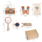 Unleash Adventure: 5-Piece Wooden Outdoor Exploration Kit for Kids - The Ultimate Birthday Gift with Camera, Magnifier, and Compass!