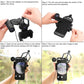 Universal Phone Holder for Telescope - For Eyepiece Diameter Ø 2.5 - 4.8cm - Mobile Phone Adapter Mount - Clip-on Design - For Spotter's Binoculars / Telescope - Adjustable - Black - ABS and Aluminum Alloy