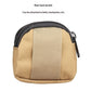 2 pack Outdoor Pouch Admin Pouch mini Pouches,Double Zipper Pocket Organizer can be Worn on The Belt（khaki）