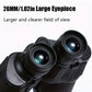 10x50 HD Binoculars - Wide Angle Large Eyepiece - Night Vision for Birdwatching Hiking Concerts - Lightweight & Portable（Black blade）