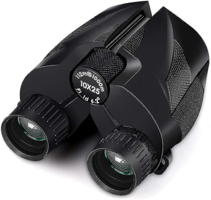 10x25 Binoculars with Strap Compact Lightweight Binoculars for Travel